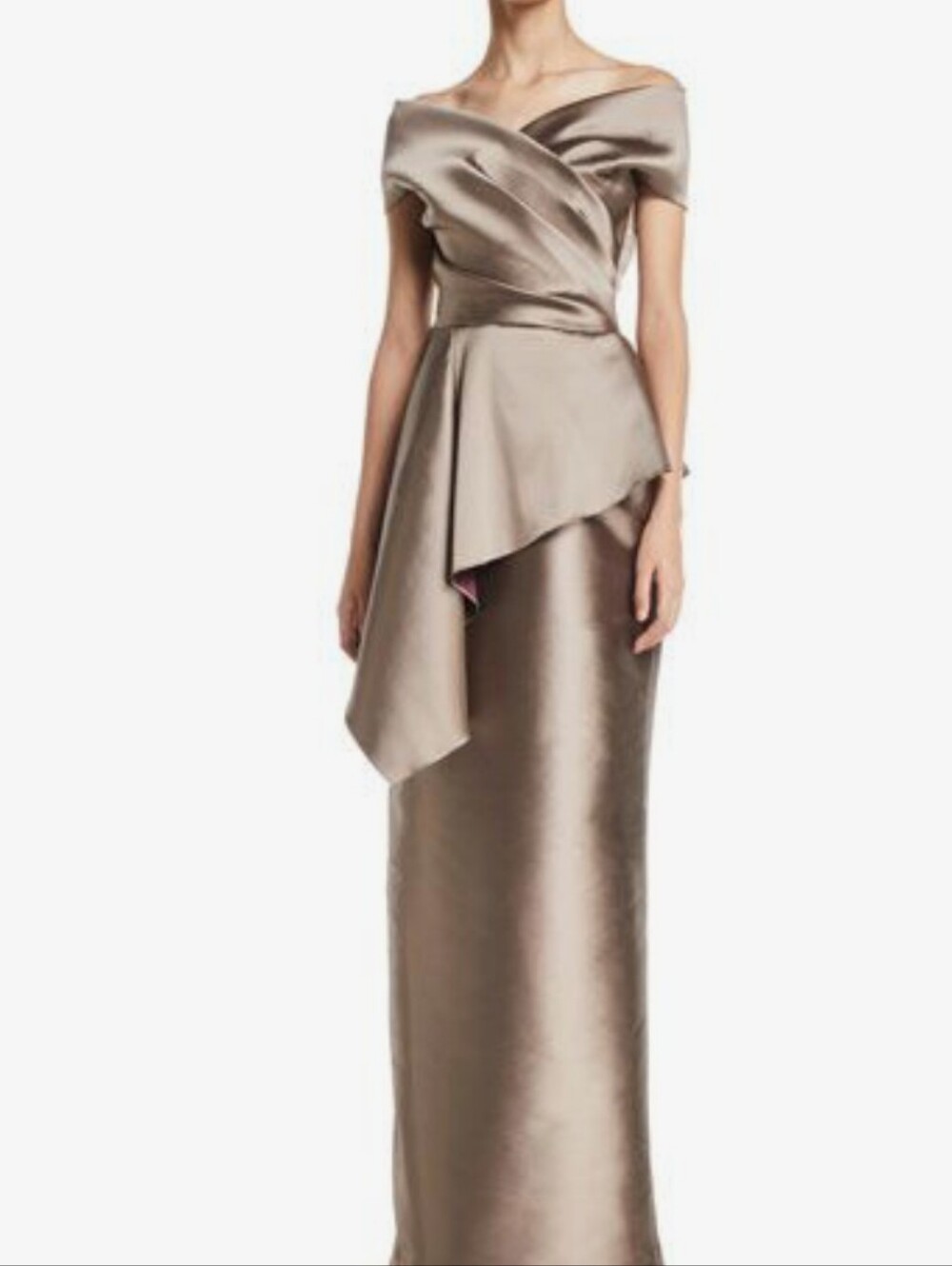 Rickie Freeman Teri Jon Brown Dress Gown NWT Size 10